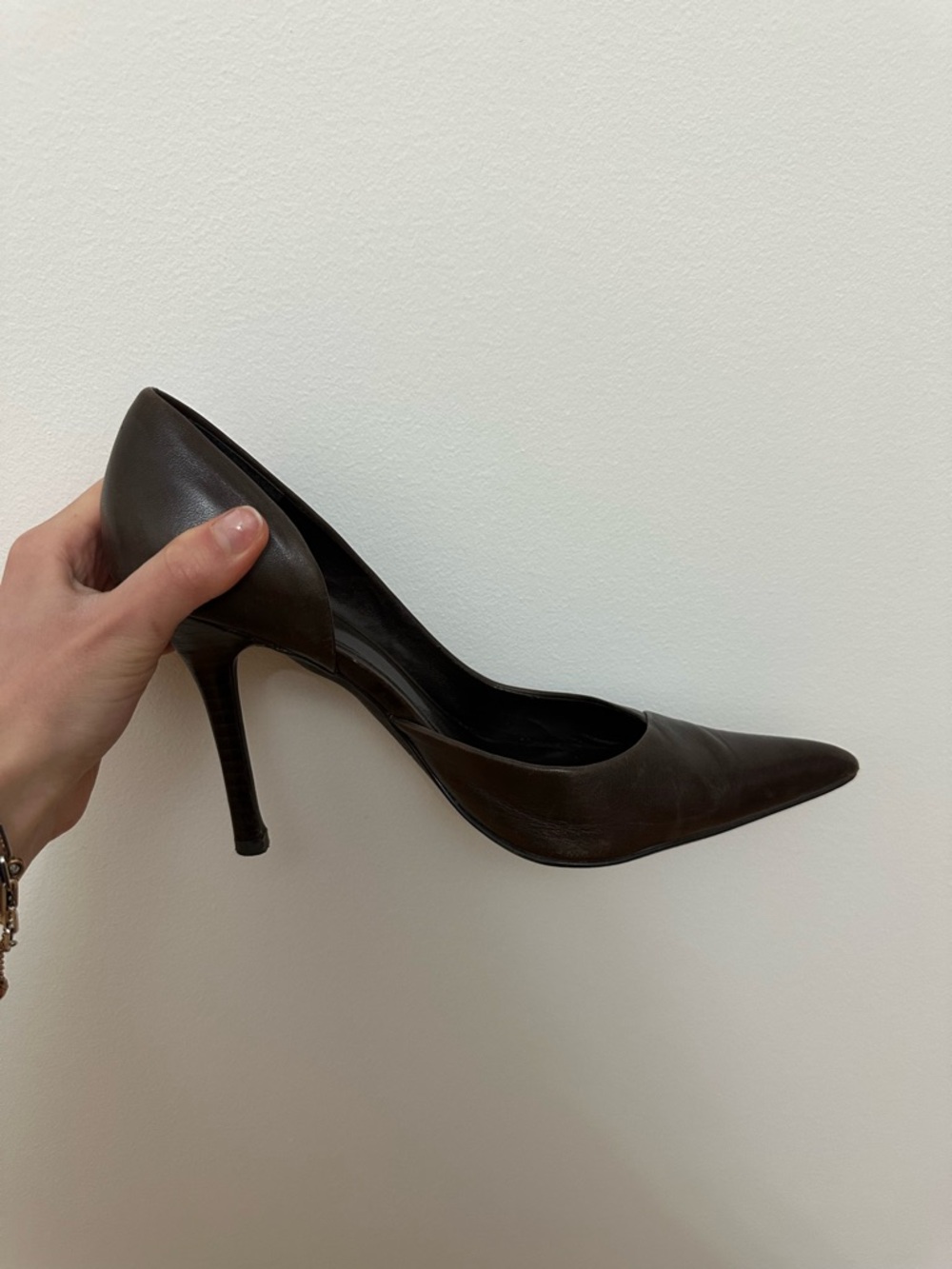 ALDO Women's Brown Pointed-Toe Stiletto Pumps - Picture 4 of 5